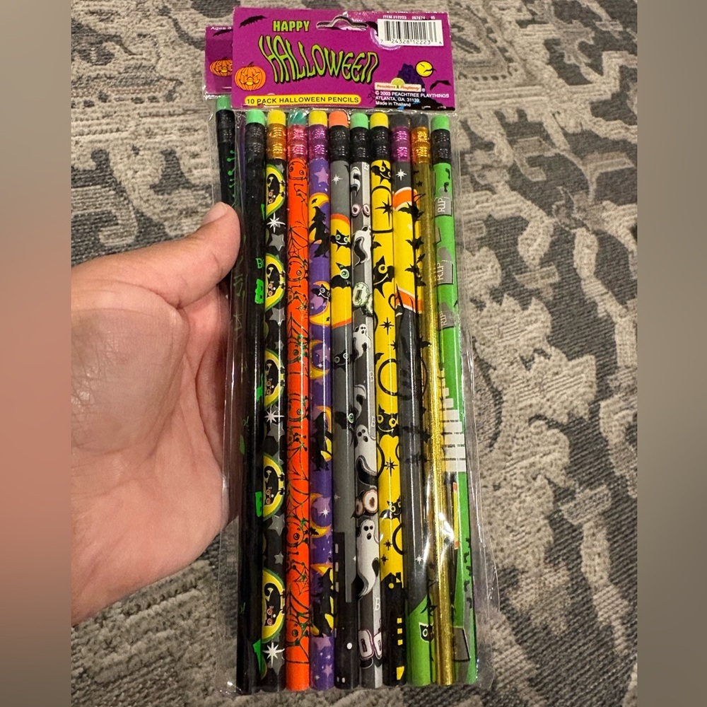 Vintage Sealed Halloween Pencils 4-10 Packs 40 Total Peachtree Playthings 2003 - Picture 9 of 10